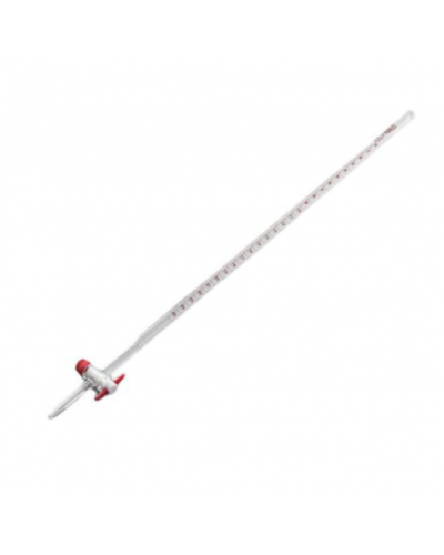 Buret khóa nhựa 25 ml Isolab