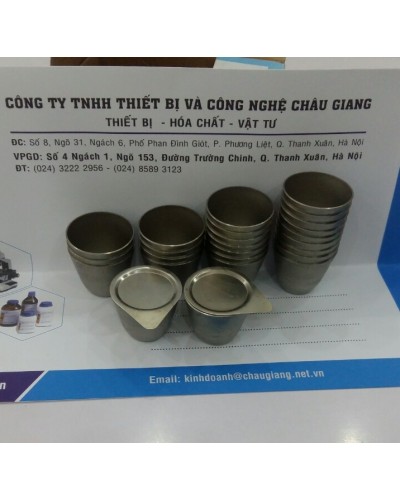 Chén niken có nắp 30ml Chén niken có nắp 30ml