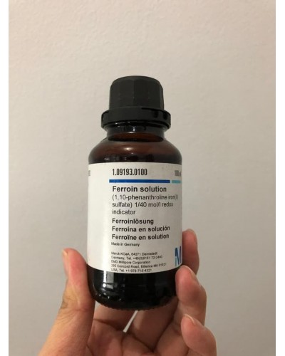 Ferroin indicator solution for waste water analysis Ferroin indicator solution for waste water analysis