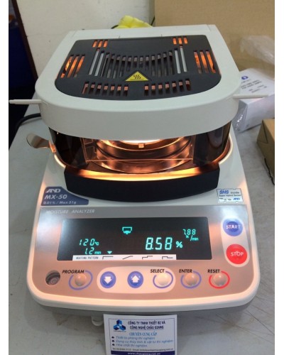 Cân sấy ẩm AND- Nhật Model: MX-50 Cân sấy ẩm AND- Nhật Model: MX-50