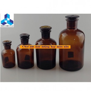 Chai nâu miệng hẹp 1000ml