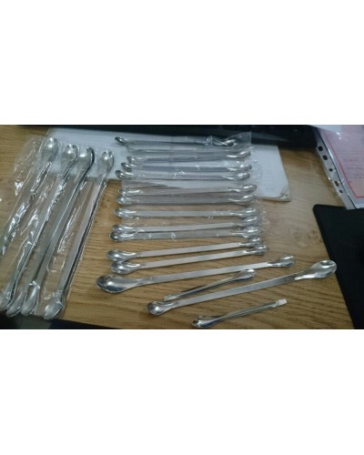 Thìa inox 2 đầu 16 Thìa inox 2 đầu 16